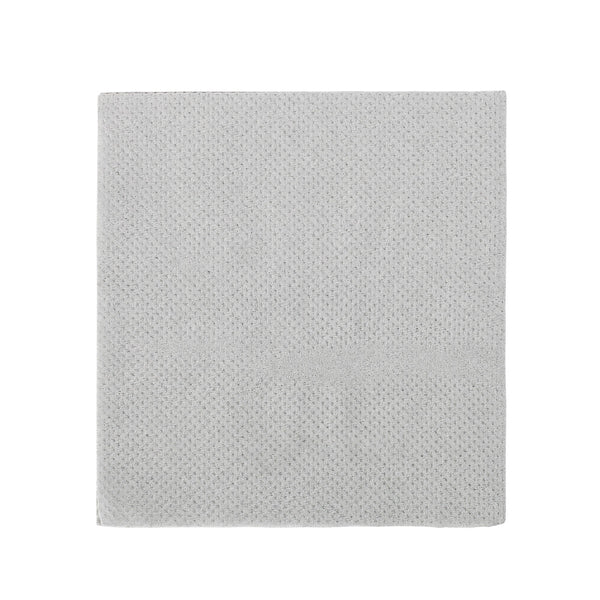 Restaurantware Luxenap Square Gray Paper Cocktail Napkin - Micropoint 2-Ply - 7 3/4" X 7 3/4" - 4800 Count Box