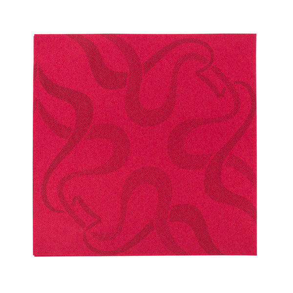 Restaurantware Luxenap Square Vintage Bordeaux Paper Napkin - Air Laid - 15 3/4" X 15 3/4" - 600 Count Box