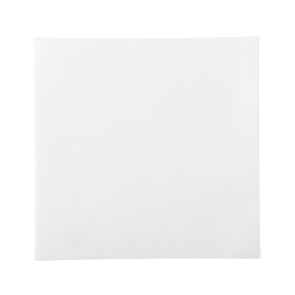 Restaurantware Luxenap Square White Paper Napkin - Micropoint 3-Ply - 15 3/4" X 15 3/4" - 2000 Count Box