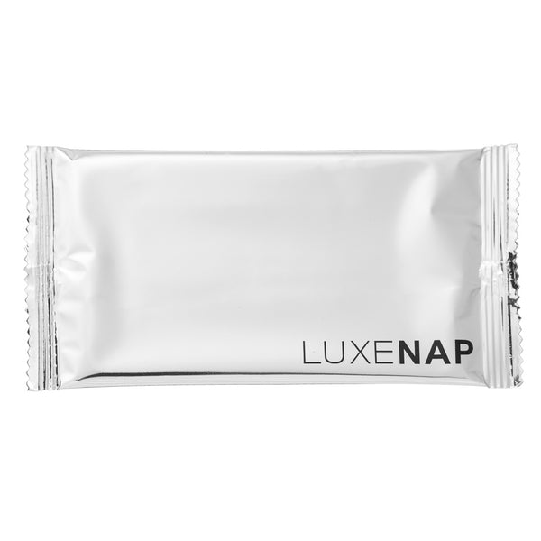 Restaurantware Luxenap White Moist Towelette - Aloe-Scented Alcohol Free - 5 1/4" X 2 1/2" - 100 Count Box