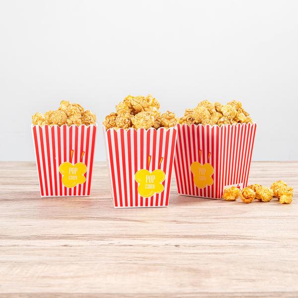 Restaurantware Maxi Serve 16 Oz Red Plastic Popcorn Container - 10 Count Box