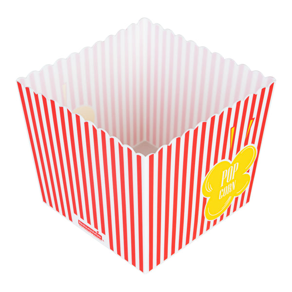 Restaurantware Maxi Serve 165 Oz Red Plastic Popcorn Bucket - 10 Count Box