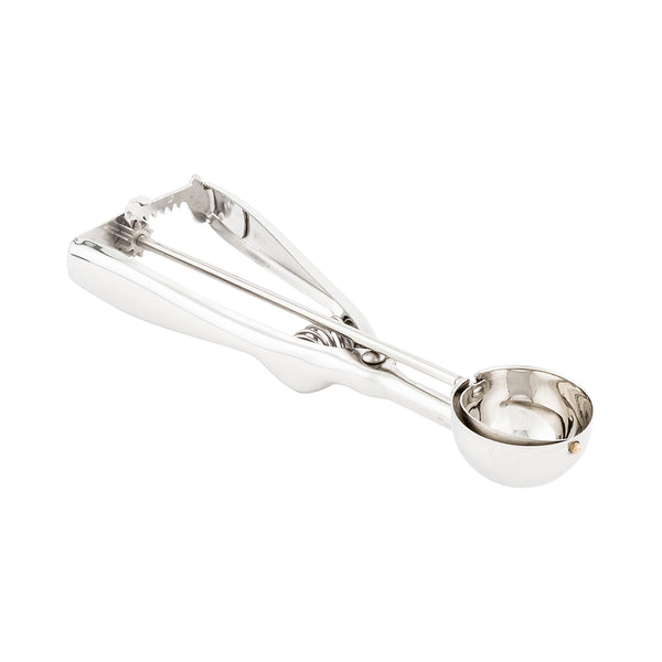 Restaurantware Met Lux 0.7 Oz Silver Stainless Steel #50 Ice Cream Scoop - 1 Count Box