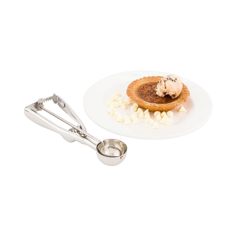 restaurantware Met Lux 0.7 oz Silver Stainless Steel #50 Ice Cream Scoop - 1 count box