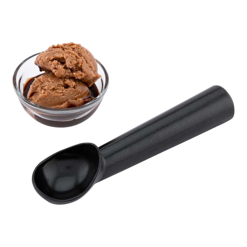 restaurantware Met Lux 1.5 oz Black Aluminum #24 Ice Cream Scoop / Dipper - Non-Stick - 1 count box