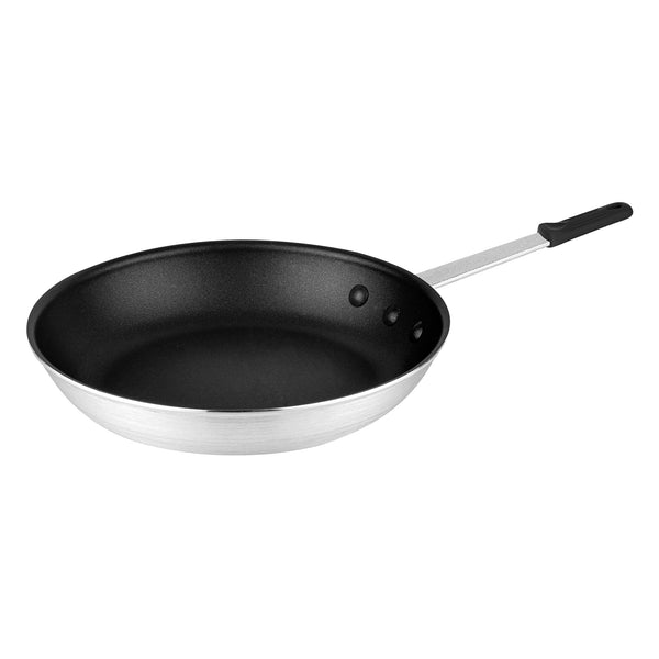 Restaurantware Met Lux 1 Aluminum 10" Non-Stick Fry Pan And 1 Black Silicone Pan Handle Sleeve