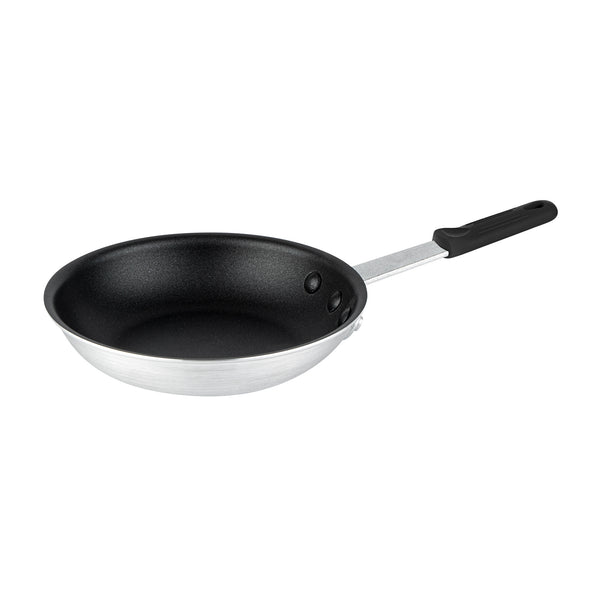 Restaurantware Met Lux 1 Aluminum 8" Non-Stick Fry Pan And 1 Black Silicone Pan Handle Sleeve
