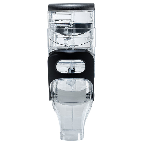 Restaurantware Met Lux 2 Gal Black Plastic Wall Mount Cereal Dispenser - 17 1/4" X 13 1/2" X 6" - 1 Count Box