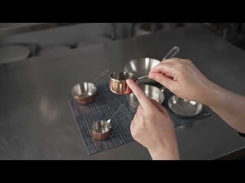 Restaurantware Met Lux 2 Oz Copper Stainless Steel Mini Sauce Pan - Easy Pour Lip - 5" X 2 1/4" X 2" - 1 Count Box