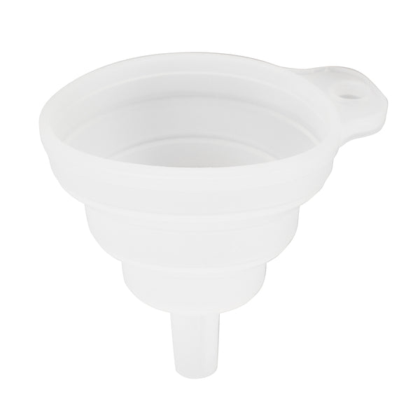Restaurantware Met Lux 2 Oz Silicone Funnel - Collapsible - 2 3/4" X 2 3/4" X 2 1/2" - 5 Count Box