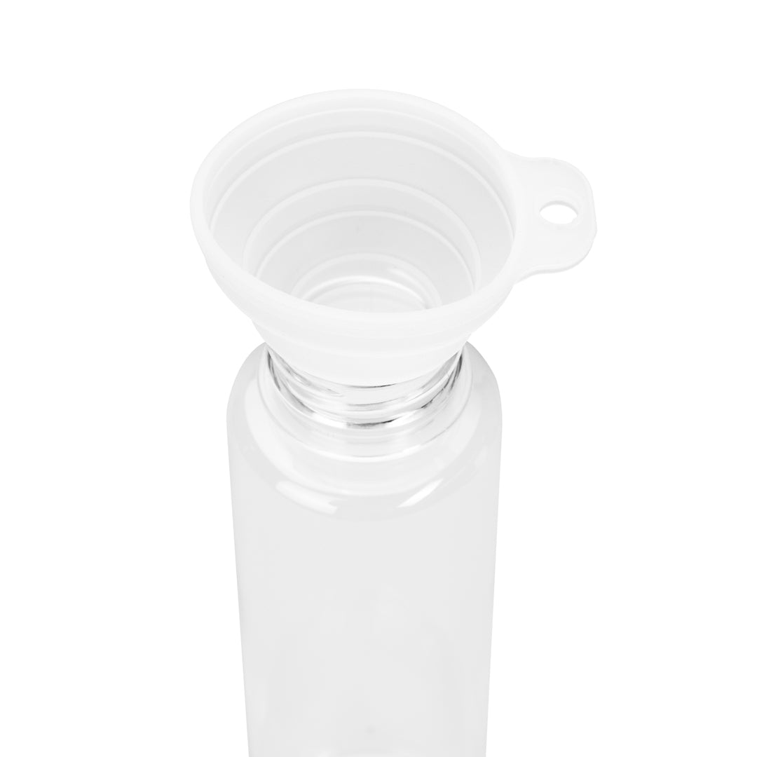 restaurantware Met Lux 2 oz Silicone Funnel - Collapsible - 2 3/4" x 2 3/4" x 2 1/2" - 5 count box