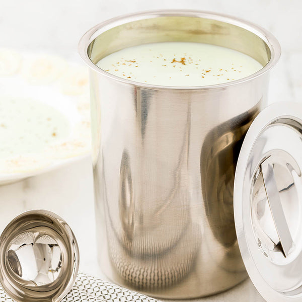 Restaurantware Met Lux 2 Qt Stainless Steel Bain Marie Pot - 1 Count Box