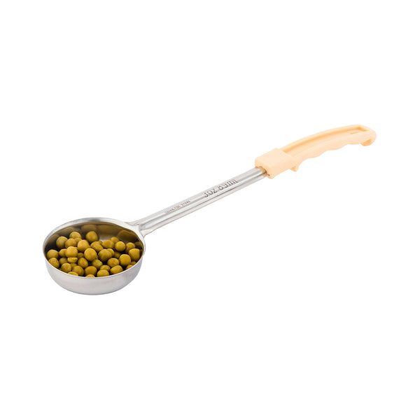 Restaurantware Met Lux 3 Oz Stainless Steel Spoodle - Perforated With Ivory Handle - 1 Count Box