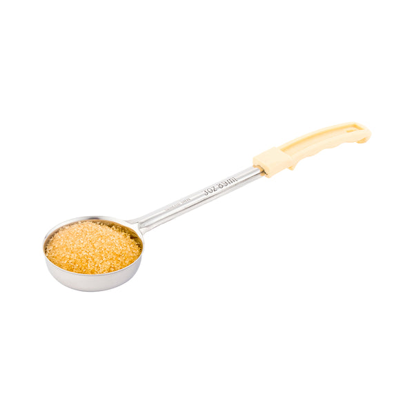 Restaurantware Met Lux 3 Oz Stainless Steel Spoodle - Solid With Ivory Handle - 1 Count Box