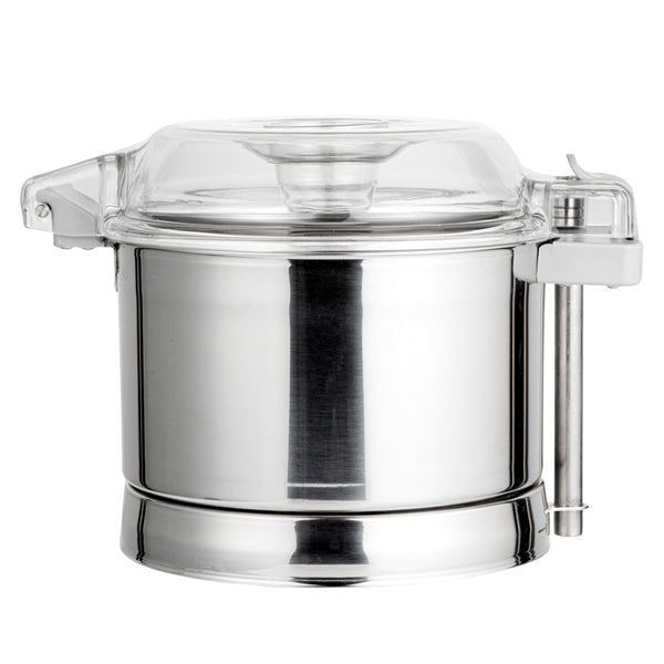 Restaurantware Met Lux 3 Qt Stainless Steel Food Processor Bowl - With S Blade - 1 Count Box