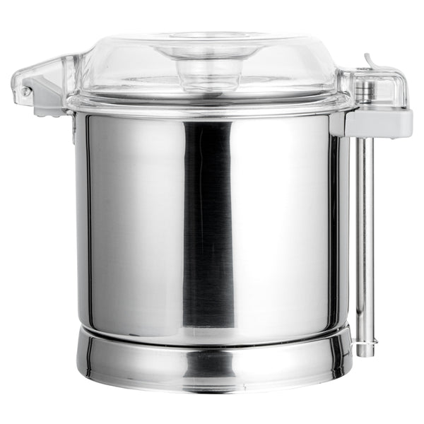 Restaurantware Met Lux 5 Qt Stainless Steel Food Processor Bowl - With S Blade - 1 Count Box