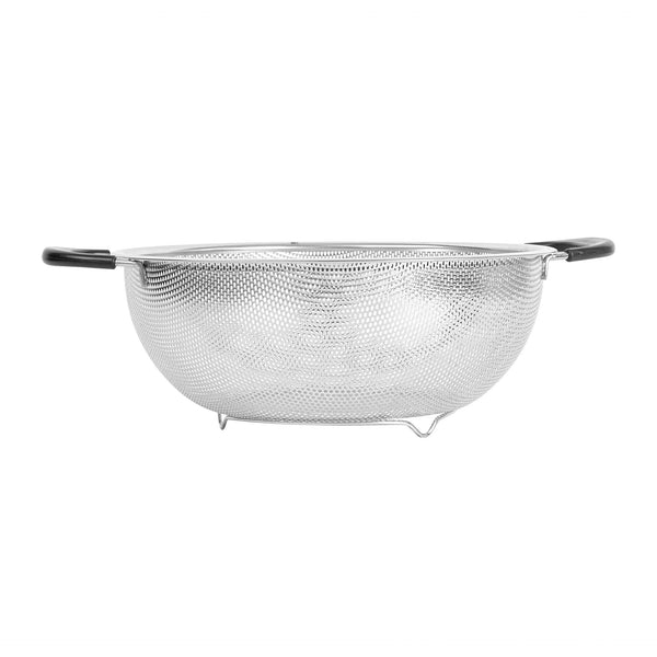 Restaurantware Met Lux 5 Qt Stainless Steel Mesh Colander - With Handles - 1 Count Box