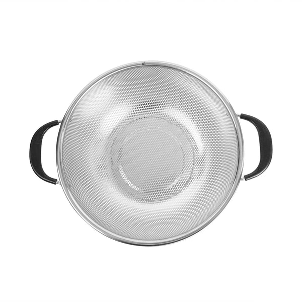 Restaurantware Met Lux 5 Qt Stainless Steel Mesh Colander - With Handles - 1 Count Box