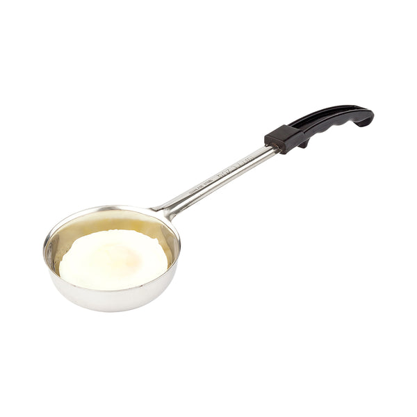 Restaurantware Met Lux 6 Oz Stainless Steel Spoodle - Perforated With Black Handle - 1 Count Box