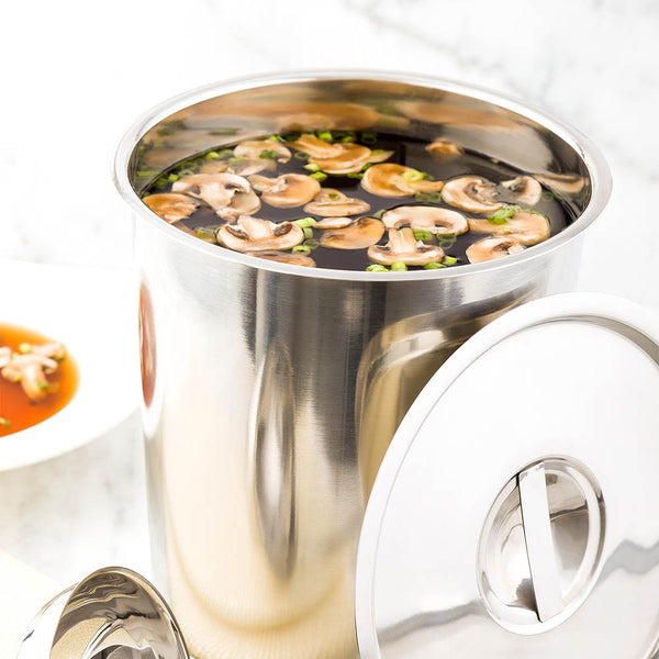 Restaurantware Met Lux 8.25 Qt Stainless Steel Bain Marie Pot - 1 Count Box