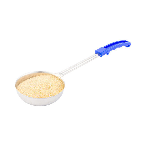 Restaurantware Met Lux 8 Oz Stainless Steel Spoodle - Solid With Blue Handle - 1 Count Box