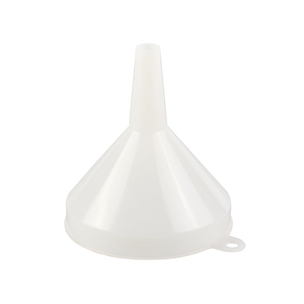 Restaurantware Met Lux 8 Oz White Plastic Funnel - 4 3/4" X 4" X 4 1/2" - 1 Count Box
