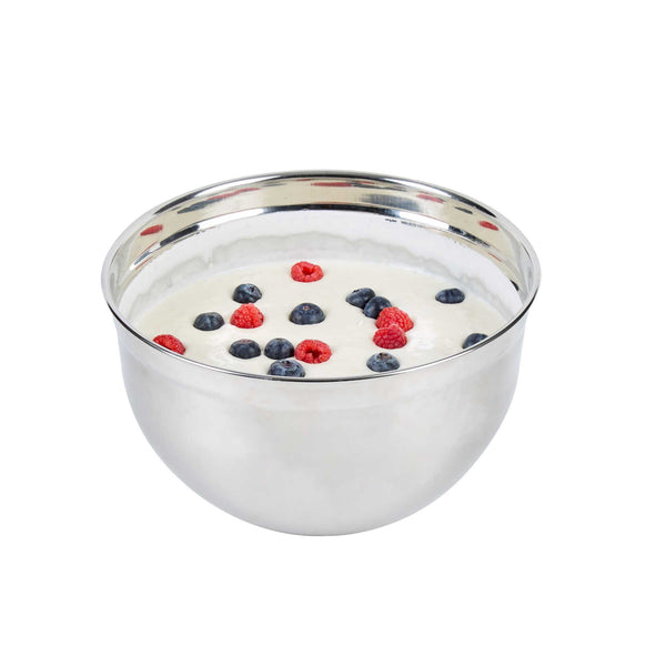 Restaurantware Met Lux 9 Qt Stainless Steel Premium German Mixing Bowl - 1 Count Box
