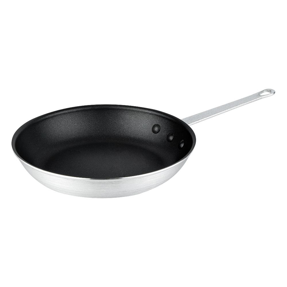 restaurantware Met Lux Aluminum 10" Fry Pan - Non-Stick - 6 count box