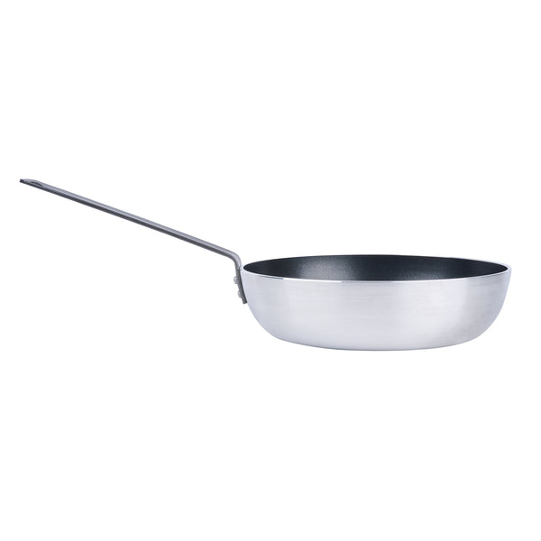 Restaurantware Met Lux Aluminum 11" Deep Fry Pan - Non-Stick Induction Ready Heavy Duty - 6 Count Box