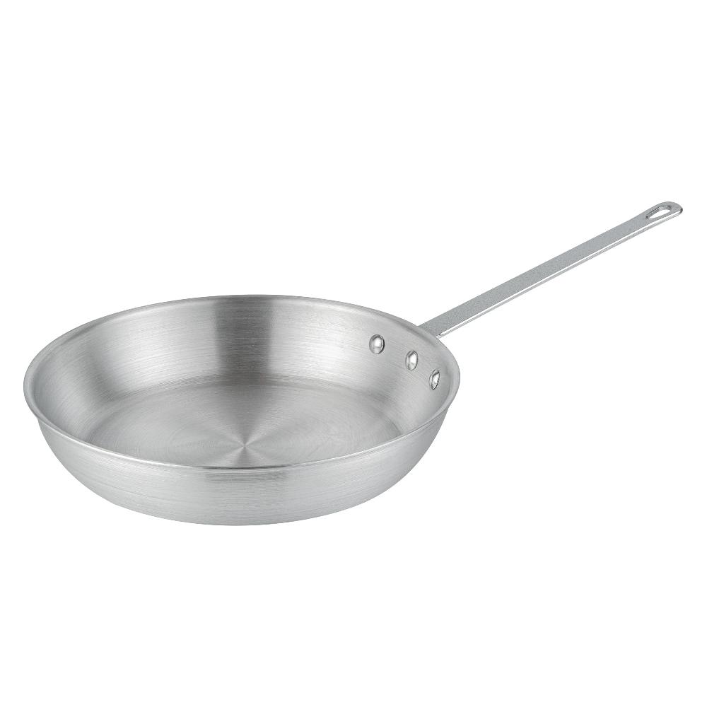 restaurantware Met Lux Aluminum 12" Fry Pan - 6 count box