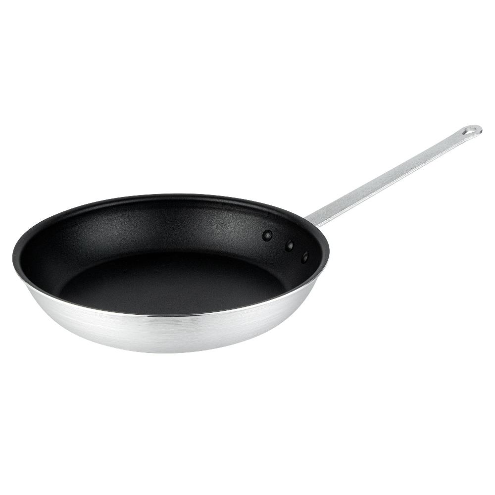 restaurantware Met Lux Aluminum 14" Fry Pan - Non-Stick - 6 count box