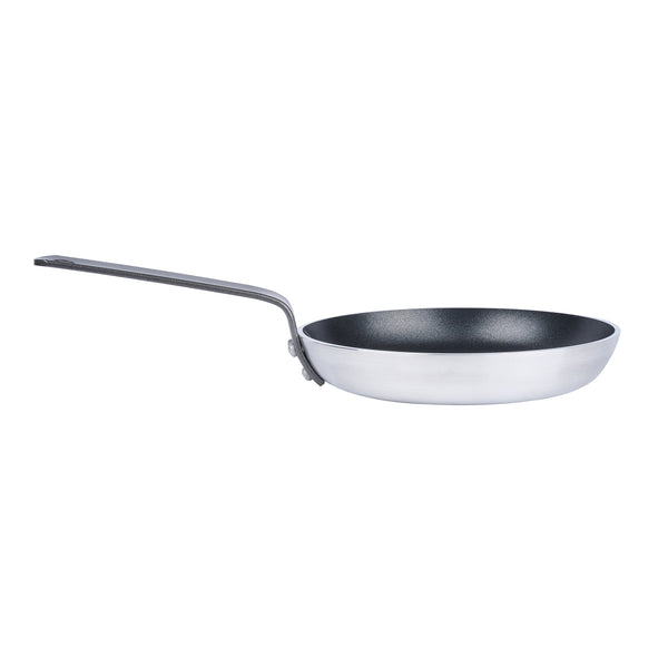 Restaurantware Met Lux Aluminum 8" Fry Pan - Non-Stick Induction Ready Heavy Duty - 6 Count Box