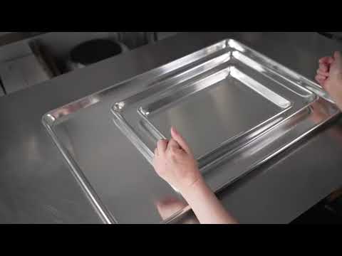 Restaurantware Met Lux Aluminum Full Size Baking Sheet - 26" X 18" - 1 Count Box