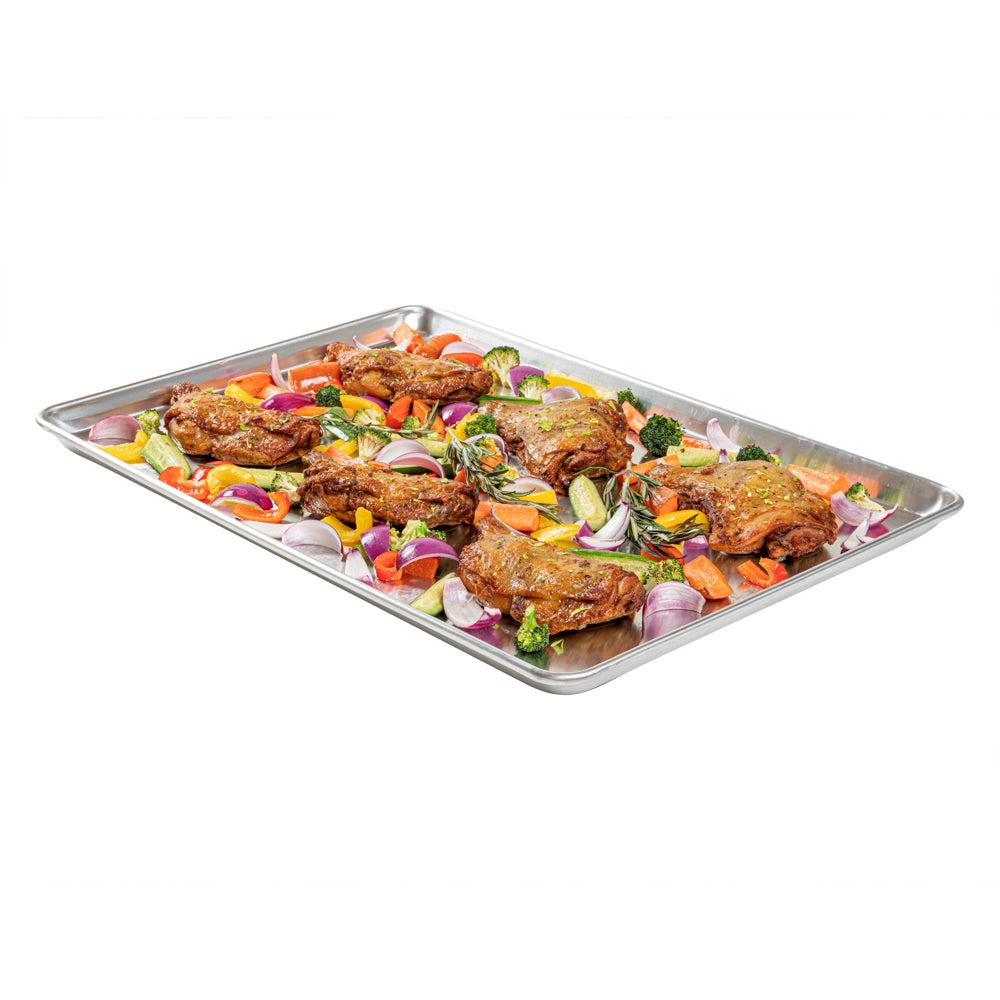 restaurantware Met Lux Aluminum Full Size Baking Sheet - Heavy Duty - 26" x 18" - 1 count box