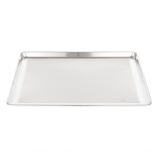 Restaurantware Met Lux Aluminum Full Size Baking Sheet - Perforated Heavy Duty - 26" X 18" - 1 Count Box