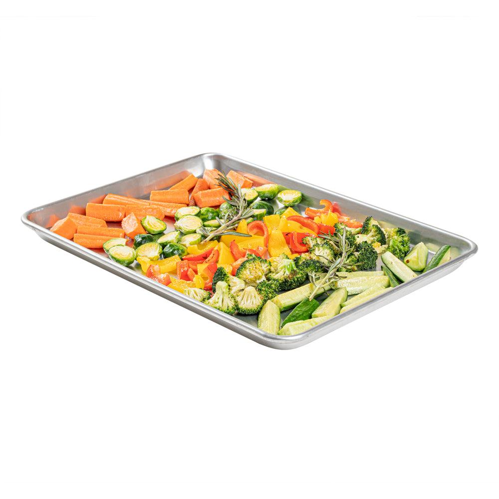 restaurantware Met Lux Aluminum Half Size Baking Sheet - Heavy Duty - 18" x 13" - 1 count box