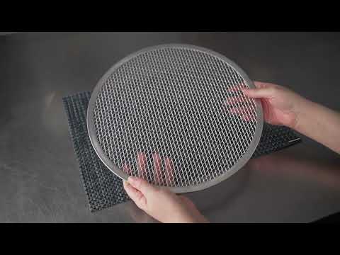 Restaurantware Met Lux Aluminum Mesh Pizza Screen - 12" X 12" - 1 Count Box