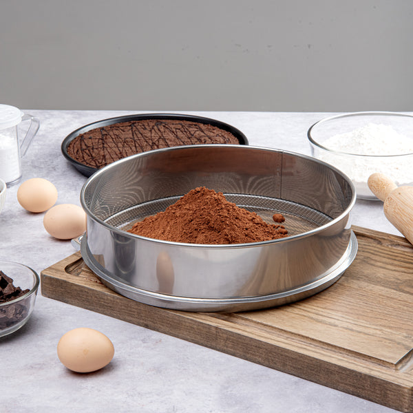 Restaurantware Met Lux Aluminum Sieve - 12" - 1 Count Box