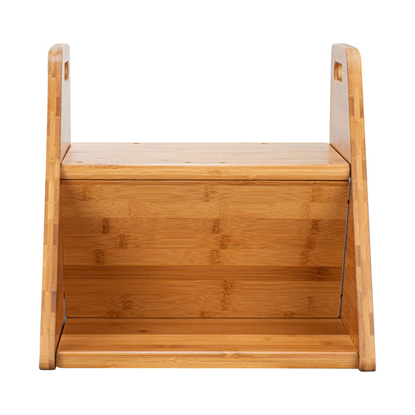 Restaurantware Met Lux Bamboo Cereal Dispenser Stand - Holds 2 Dispensers - 13 3/4" X 15 1/2" X 13" - 1 Count Box