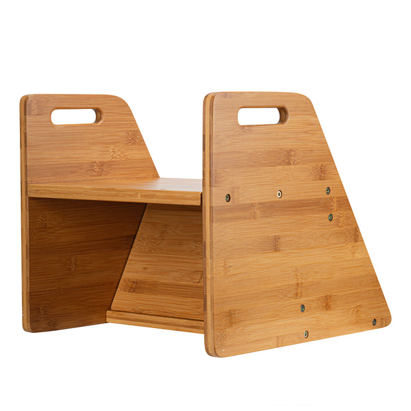 Restaurantware Met Lux Bamboo Cereal Dispenser Stand - Holds 2 Dispensers - 13 3/4" X 15 1/2" X 13" - 1 Count Box