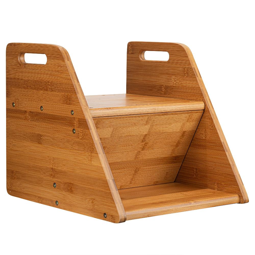 restaurantware Met Lux Bamboo Cereal Dispenser Stand - Holds 2 Dispensers - 13 3/4" x 15 1/2" x 13" - 1 count box