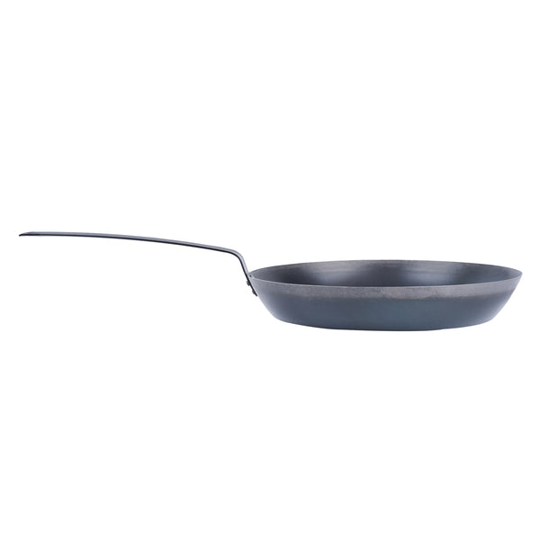 Restaurantware Met Lux Black Carbon Steel 16" Fry Pan - 6 Count Box