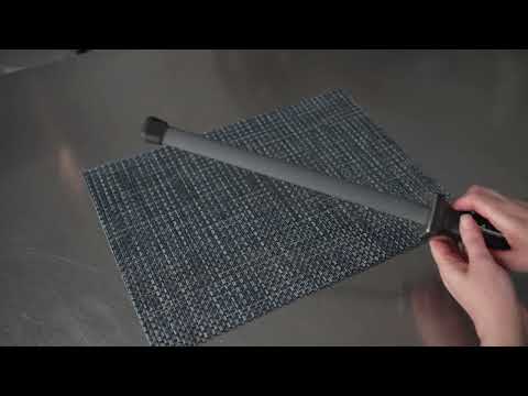 Restaurantware Met Lux Black Ceramic Sharpening / Honing Steel - 17 1/2" - 1 Count Box