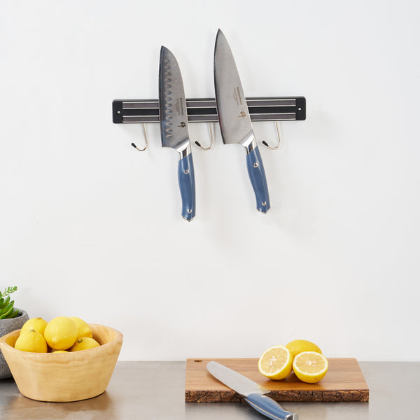 Restaurantware Met Lux Black Knife Holder - Magnetic - 13" - 1 Count Box