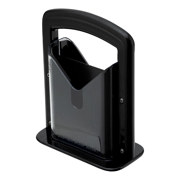 Restaurantware Met Lux Black Stainless Steel Commercial Bagel Slicer - 1 Count Box