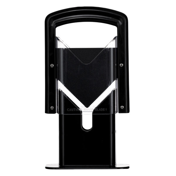 Restaurantware Met Lux Black Stainless Steel Commercial Bagel Slicer - 1 Count Box