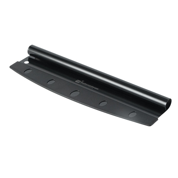Restaurantware Met Lux Black Stainless Steel Pizza Cutter / Rocker - With Cover - 13 3/4" X 3 1/2" - 1 Count Box