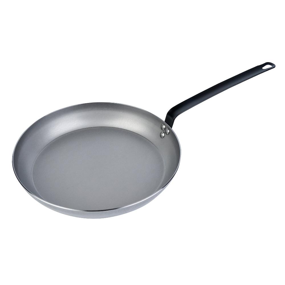 restaurantware Met Lux Carbon Steel 14" Fry Pan - 6 count box