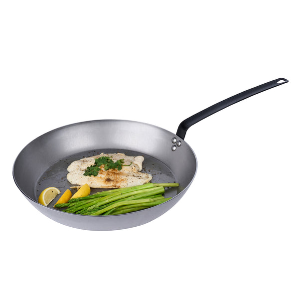 Restaurantware Met Lux Carbon Steel 16" Fry Pan - 6 Count Box