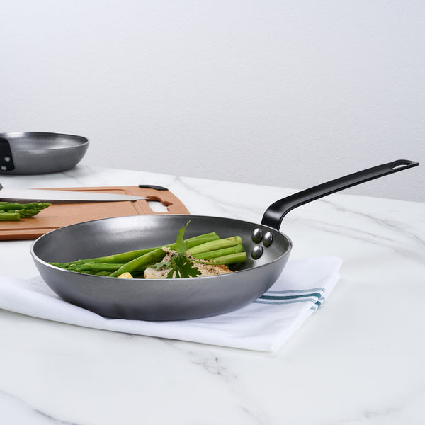 Restaurantware Met Lux Carbon Steel 16" Fry Pan - 6 Count Box
